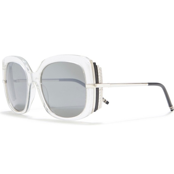 Authentic BOUCHERON 54 glitter oversized Square Swarovski crystals sunglasses - Picture 5 of 14